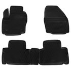 Ford S-Max 2007–2014 Gumijasti tepihi za kabino (4 kosi, Novline) fotografija 1