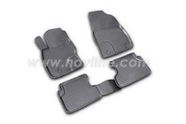 Ford Focus II 2005–2008 Gumijasti tepihi za notranjost (4 kosi, Novline) Različica 1 fotografija 1