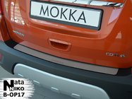 Opel Mokka 2012–2021 Letvica za zadnji odbijač Nataniko (2012-2016, nerjaveče jeklo) fotografija 1