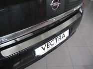 Opel Vectra C 2002–2008 Natanika zaščitna letev zadnjega odbijača (nerjavno jeklo) fotografija 1