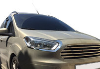 Ford Courier 2014–2023 Trepalnice za žaromete (2 kos, nerjaveče jeklo) OmsaLine - italijansko nerjavno jeklo fotografija 1
