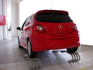 Opel Corsa D 2007–2014 Zadnji spodnji dodatek (za lakiranje) fotografija 2