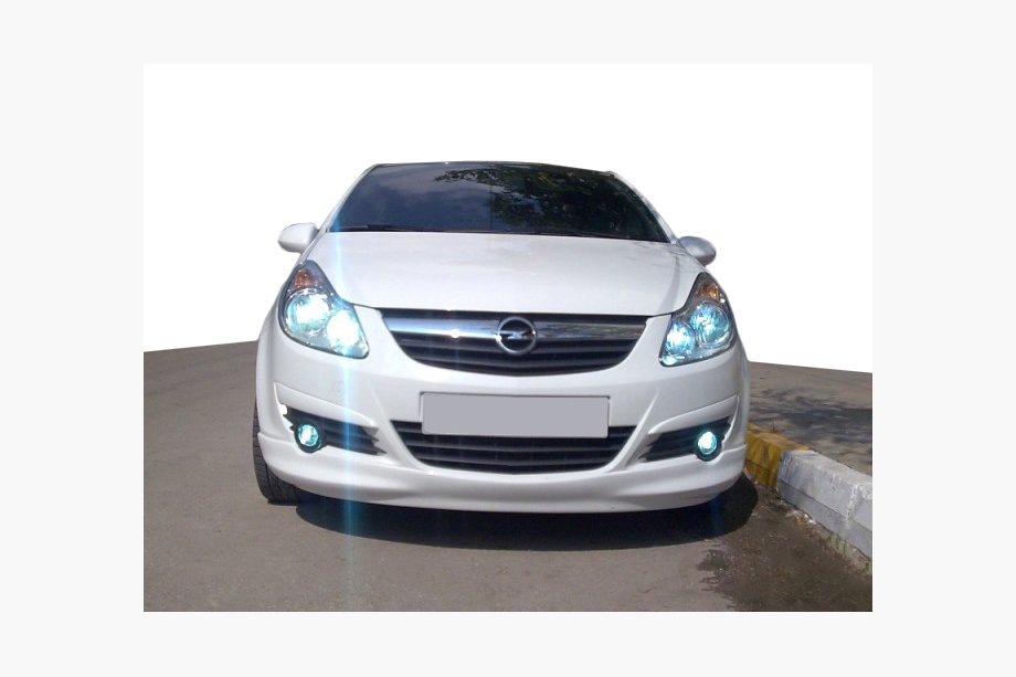 Opel Corsa D 2007–2014 Sprednji spodnji lip spojler (za lakiranje) Image