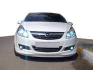 Opel Corsa D 2007–2014 Sprednji spodnji lip spojler (za lakiranje) fotografija 1