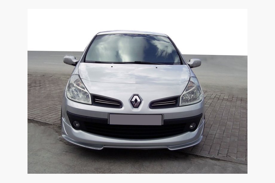Renault Clio III 2005–2012 Dodatek za sprednji odbijač V1 (za lakiranje) Image