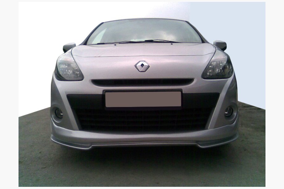 Renault Clio III 2005–2012 Lip spojler sprednjega odbijača V2 (za lakiranje) Image