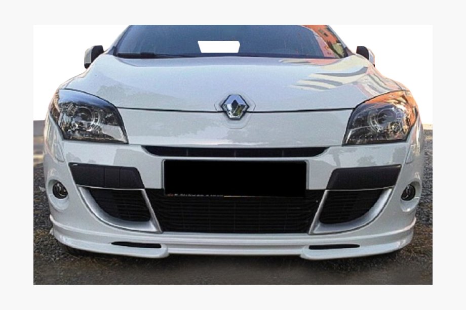 Renault Megane III 2009–2016 Sprednji lip spojler odbijača (za lakiranje) Image