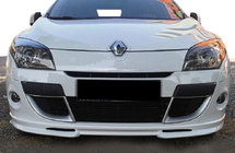 Renault Megane III 2009–2016 Sprednji lip spojler odbijača (za lakiranje) fotografija 1