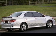 Toyota Corolla 2007–2013 Obloga zadnjega odbijača (za lakiranje) fotografija 4