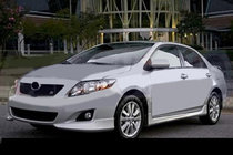 Toyota Corolla 2007–2013 Dodatek sprednjega odbijača (za lakiranje) fotografija 1