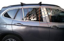 BMW X1 E84 2009–2015 Letve stebričkov vrat (nerjavno jeklo) 6 kos fotografija 1