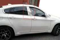 BMW X6 E71 2008–2014 Nerjaveče letvice za stebričke vrat fotografija 1