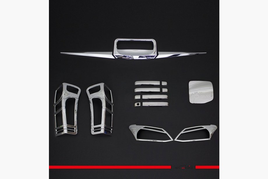 Isuzu D-Max 2011–2019 Komplet kromiranih ABS okrasnih oblog Image