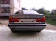BMW serija 5 E34 1988–1995 Zaščitna letev roba prtljažnika (nerjaveče jeklo) fotografija 1