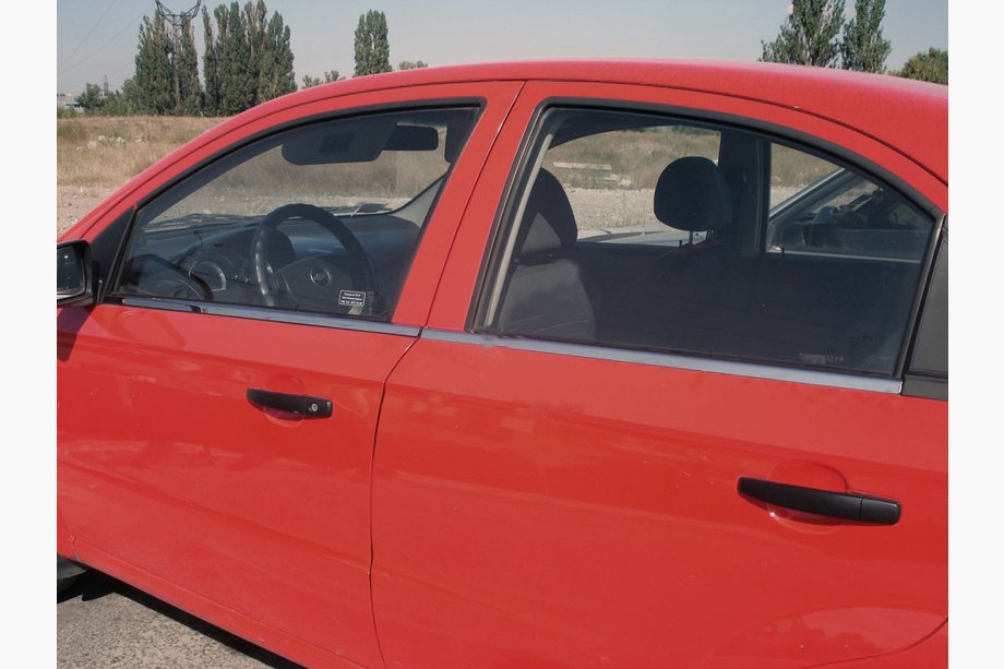 Chevrolet Aveo T200 2002–2008 Okenske obrobe (4 kos, nerjavno jeklo) Image