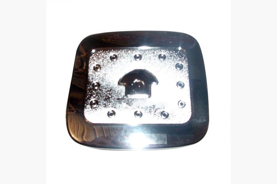 Hyundai Santa Fe 2 2006–2012 Kromirana obloga pokrova rezervoarja goriva (kromirana plastika) Image