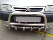 Peugeot Partner 1996–2008 Sprednji zaščitni lok QT006 (nerjavno jeklo) 60 mm fotografija 1