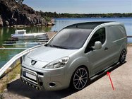Citroen Berlingo 2008–2018 Stranske cevi (2 kos, nerjavno jeklo) 70 mm, s plastičnimi nastopnimi ploščicami fotografija 1