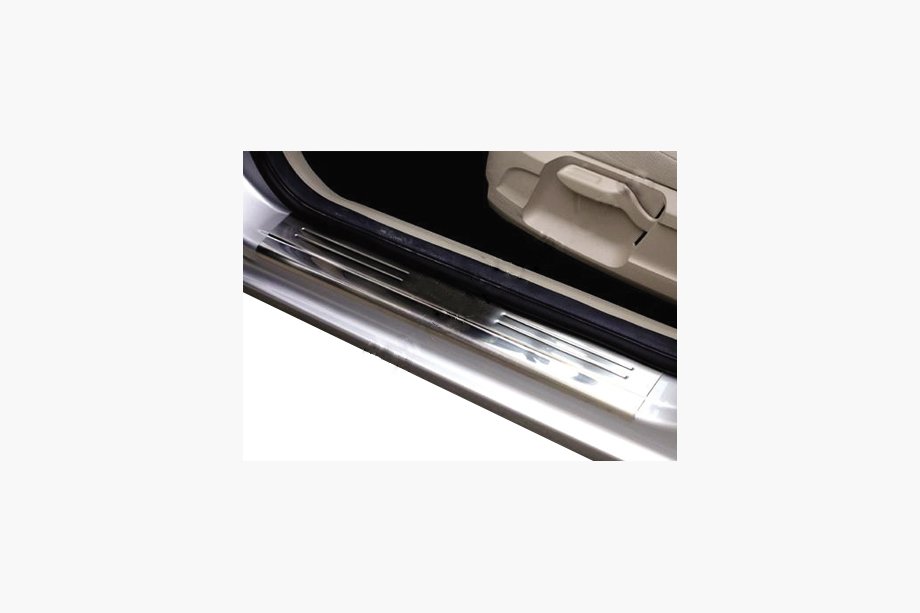 Ford Focus II 2005–2008 Obloge pragov vrat (nerjavno jeklo), 2 kosa Image