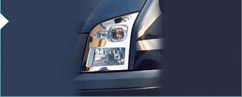 Ford Transit 2000–2014 Kromirane obrobe prednjih žarometov Omsa (ABS) fotografija 1
