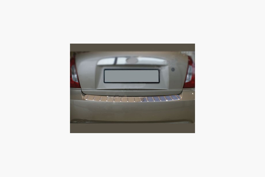 Hyundai Accent 2006–2010 Zaščitna letev zadnjega odbijača (nerjaveče jeklo) Omsa Image