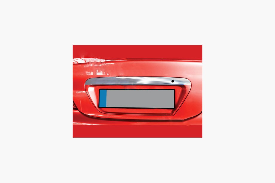 Mitsubishi Lancer 9 2004–2008 Okrasna letev nad registrsko tablico (inox) Image