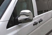 Mercedes Viano 2004–2014 Kromirani pokrovi ogledal VITO 2004-2010 (2 kos) fotografija 3