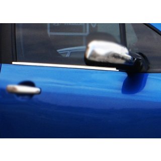 Zunanje okrasne letve stekel (4 kosi, nerjavno jeklo) fotografija 2