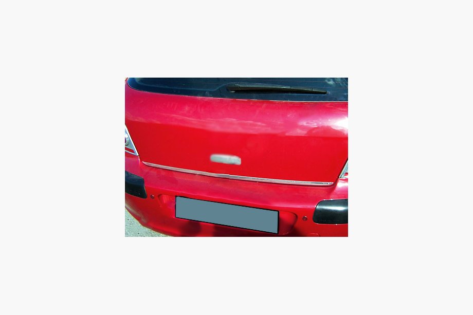 Peugeot 307 2001–2008 Zaščitna letev roba prtljažnika (nerjaveče jeklo) Image
