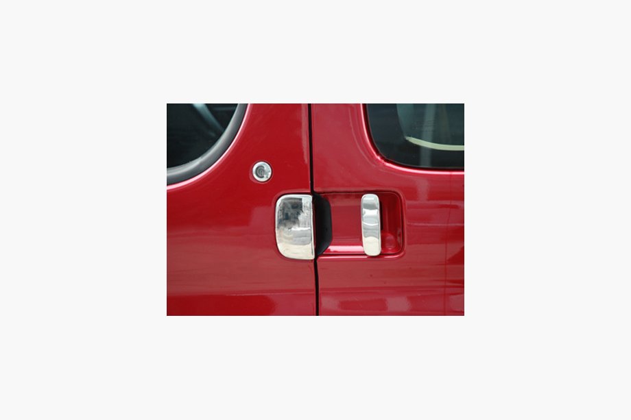 Peugeot Partner 1996–2008 Pokrovi kljuk vrat (nerjaveče jeklo) za 5 vrat Image