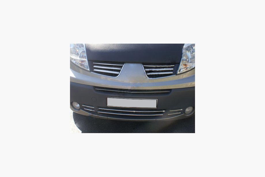 Opel Vivaro 2001–2015 Kromirane obloge spodnje rešetke 2007-2013 (6 kos, inox) Image