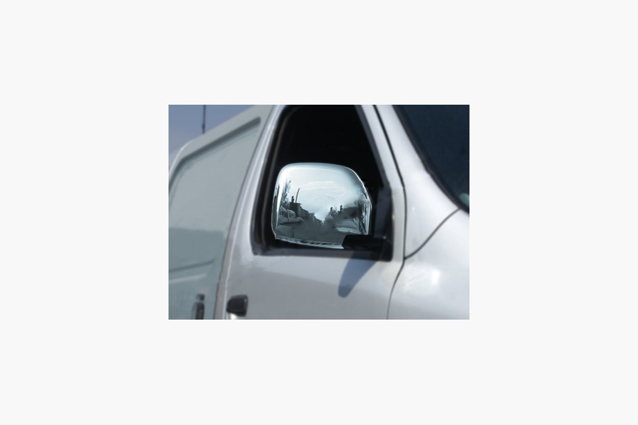 Toyota HiAce Kromirani pokrovi ogledal (2 kosa, nerjavno jeklo) Fotografija 1
