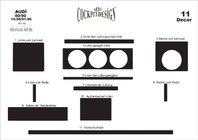 Audi 80/90 1987–1996 Dekorativna obloga armaturne plošče Aluminij fotografija 4