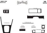 BMW serija 3 E30 1982–1994 Obloge armaturne plošče Aluminij fotografija 3