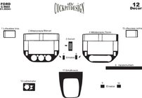 Ford C-Max 2004–2010 Obloge armaturne plošče Aluminij fotografija 4
