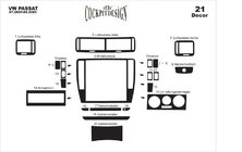 Volkswagen Passat B5 1997–2005 Obloge armaturne plošče 2004-2005 Aluminij fotografija 7