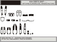 Kia Ceed 2007–2012 Obloge armaturne plošče Oreh fotografija 1