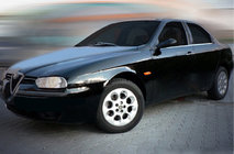 Alfa Romeo 156 1997–2007 Okenske letve (nerjaveče jeklo) fotografija 1