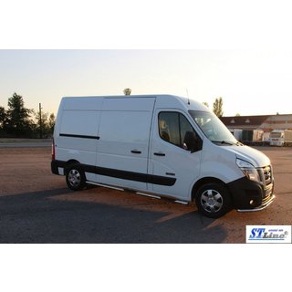 Bočne cevi BB002 (2 kosa, inox) Opel Movano 2010–2021 fotografija 2