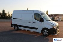 Opel Movano 2010–2021 Bočne cevi BB002 (2 kosa, inox) fotografija 2