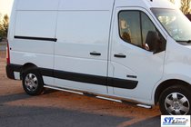 Opel Movano 2010–2021 Bočne cevi BB002 (2 kosa, inox) fotografija 4