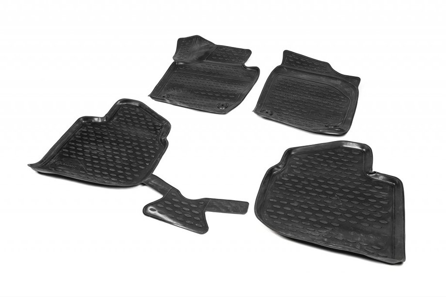 Skoda Rapid 2012–2019 3D gumijasti tepihi za notranjost (4 kosi, Novline) Image