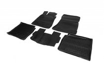 Mercedes S-class W221 2005–2013 Gumijaste avto preproge z robom 4 matic long (Autogumm) fotografija 1
