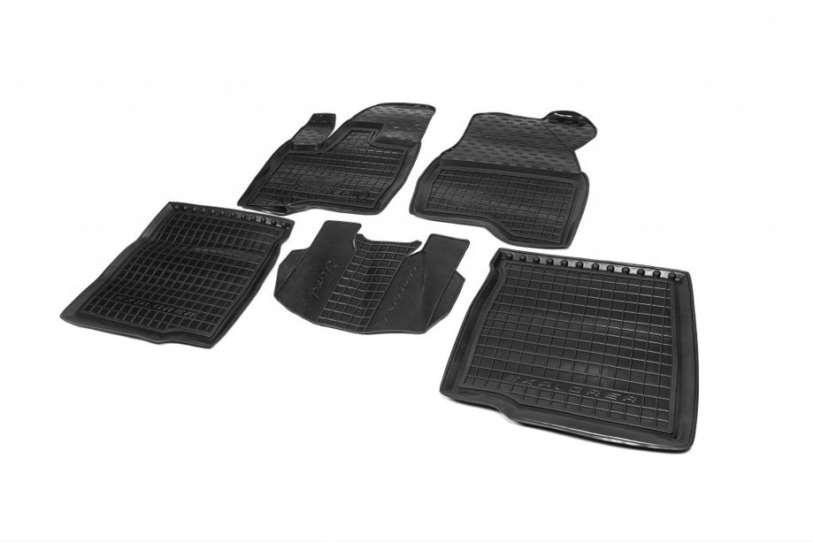 Ford Explorer 2011–2019 Gumijasti tepihi za kabino z visokim robom 2014+ (Autogumm) Image