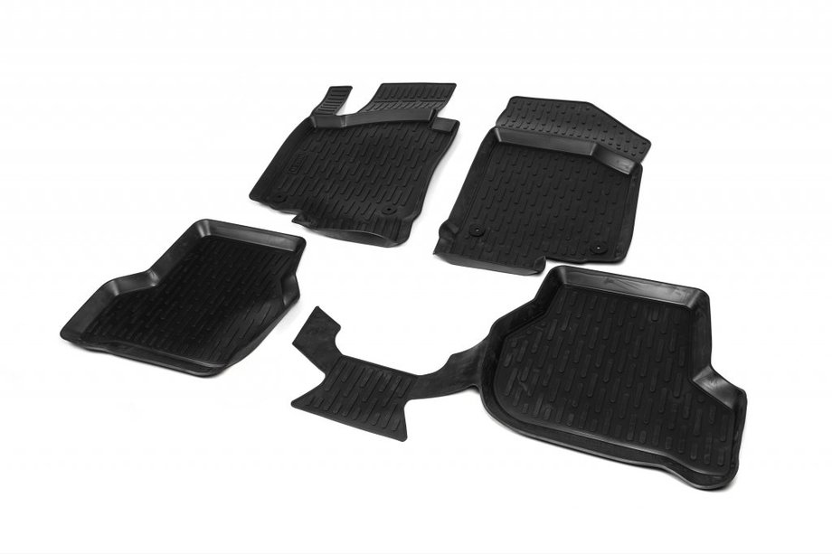 Skoda Octavia II A5 2006–2010 Gumijasti tepihi za kabino (4 kosi, Niken 3D) Image