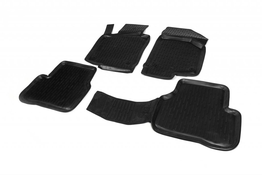 Volkswagen Passat CC 2008–2017 Gumijasti tepihi za kabino (4 kosi, Niken 3D) Image