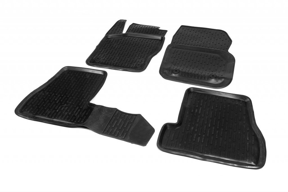 Ford Focus III 2011–2017 Gumijasti tepihi za kabino (4 kosi, Niken 3D) Image