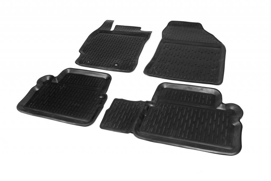 Toyota Corolla 2007–2013 Gumijasti tepihi za kabino (4 kosi, Niken 3D) Image