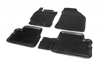 Toyota Corolla 2007–2013 Gumijasti tepihi za kabino (4 kosi, Niken 3D) fotografija 1
