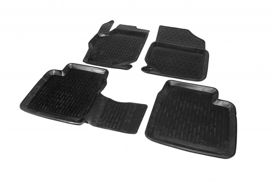 Citroen C-Elysee 2013–2022 Gumijasti tepihi za kabino (4 kosi, Niken 3D) Image